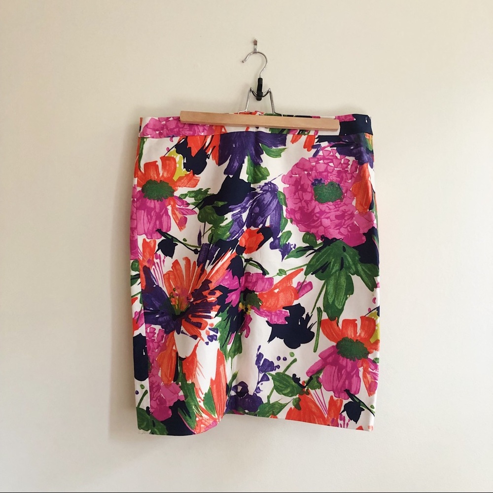 J. Crew No. 2 Pencil Skirt / Garden Floral